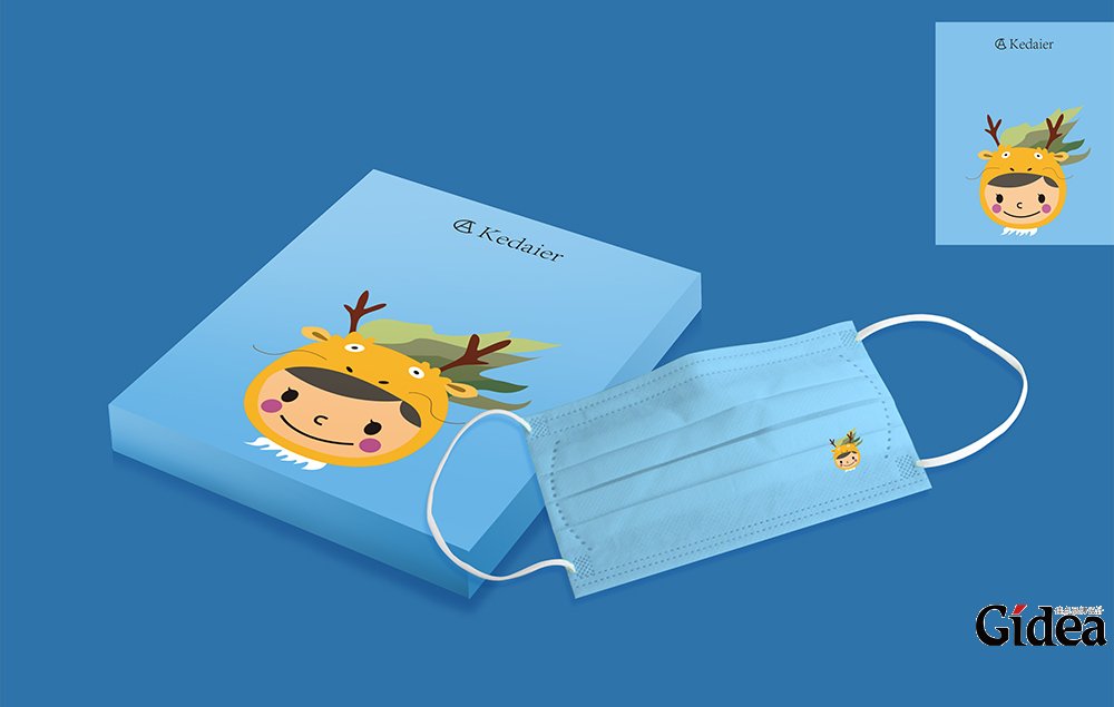 卡通口罩包装设计
