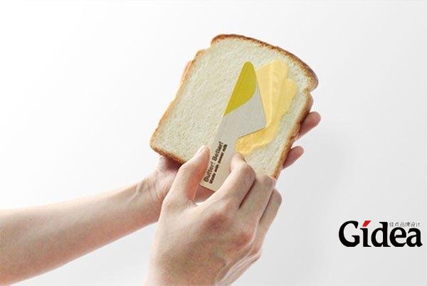 可以当封盖的奶油抹刀包装设计
