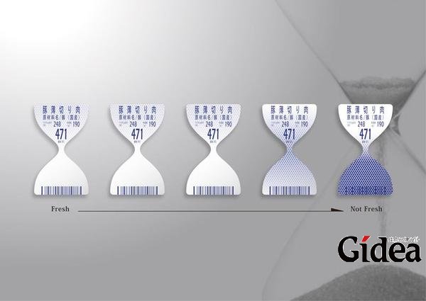 可以识别肉新鲜度的包装设计
