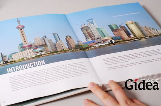 上海宣传画册设计之中轴型