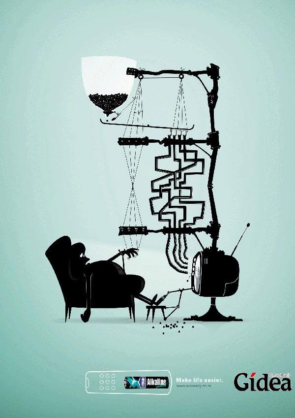 Eveready Alkaline Plus创意平面广告设计