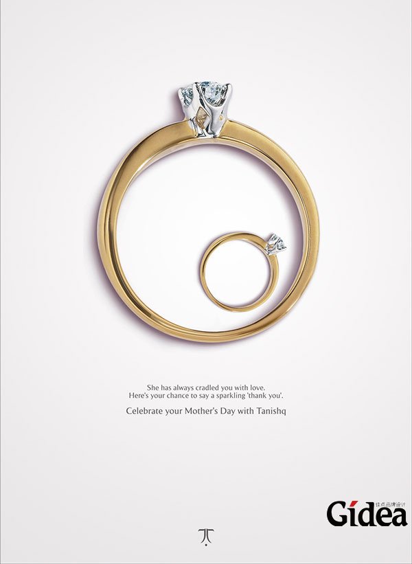 母亲节创意平面广告设计