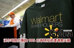 沃尔玛股价暴跌10% 巴菲特投资遭遇黑天鹅