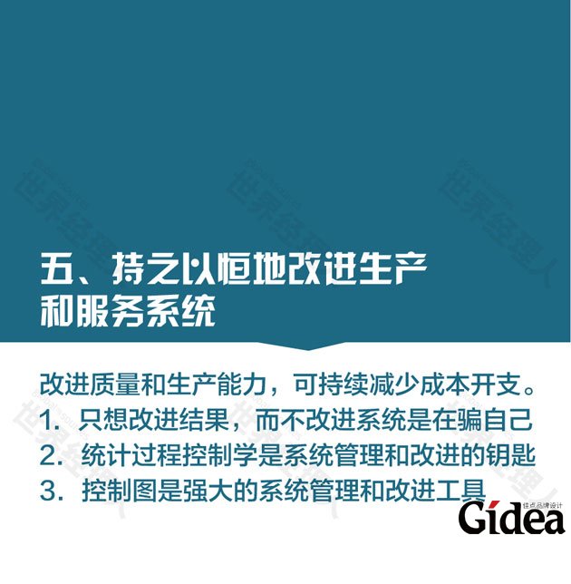 戴明的十四法分析